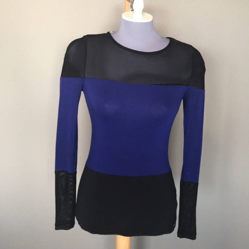 Point Zero two tone long sleeve shirt